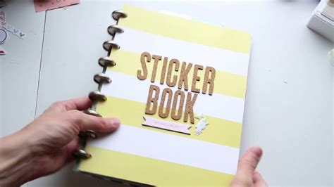 In this diy sticker book tutorial, we'll go over how to make a sticker book organizer to store all of your how i make my own diy sticker book as well as a diy scented wax paper. Happy Planner DIY Sticker Book - YouTube