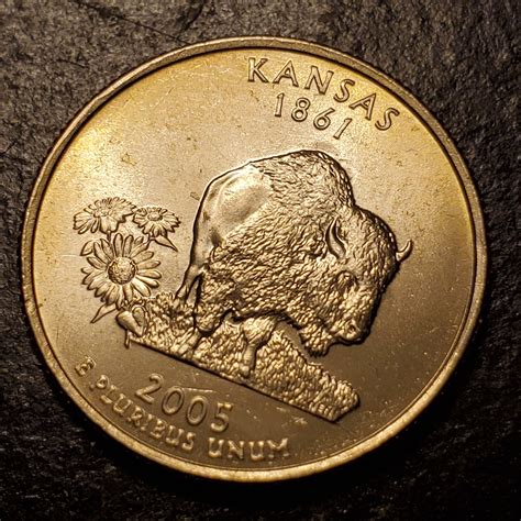 2005 P Kansas Quarter Bison Hump Error Coin Talk