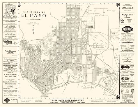 Map Of El Paso Tx Gadgets 2018