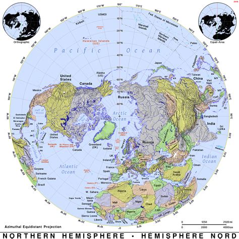 Map Of Northern Hemisphere Campus Map Gambaran