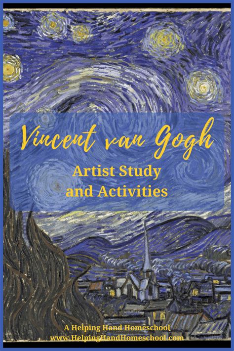 Vincent Van Gogh Artist Study And Activities From