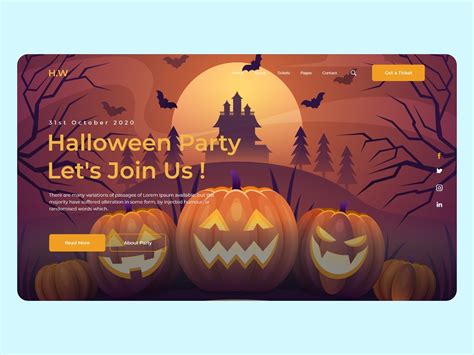 Halloween Party Template Design By Safatul Islam Aly On Dribbble