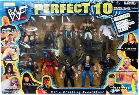 Ecw Wrestling Champion Clashers Perfect 10 Action Figure Set Toymakers