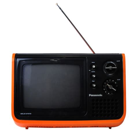 Orange Space Age Panasonic Tv Panasonic Black And White Tv Flickr