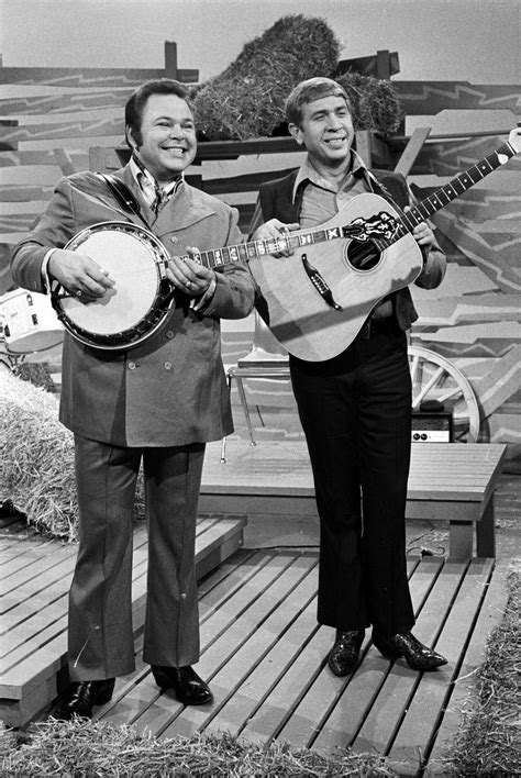 Roy Clark And Buck Owens On Hee Haw Country Music Artists American