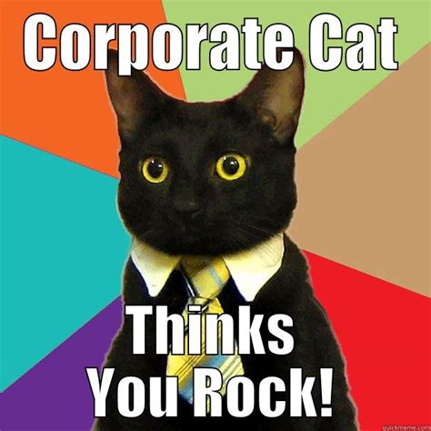 Corporate Cat Quickmeme