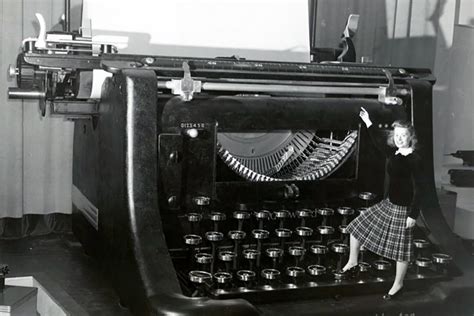 First Typewriter