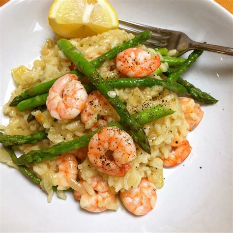 Asparagus And Prawn Risotto