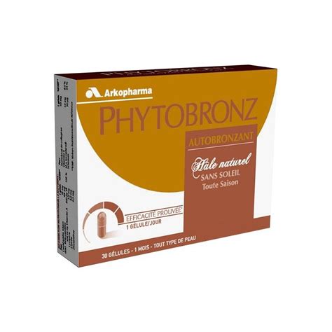 Arkopharma Phytobronz Autobronzant 30 Gélules Pharmacie Du Marché