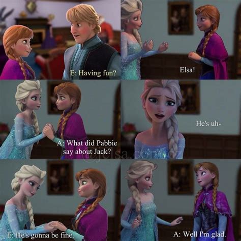 Funny Disney Jokes Disney Memes Jelsa Comics Frozen Love Jack Frost