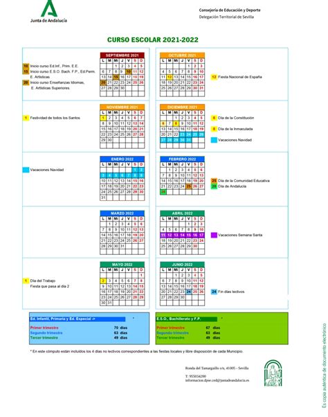 Calendario Curso Escolar 2022 2023 Andalucia Spain Imagesee