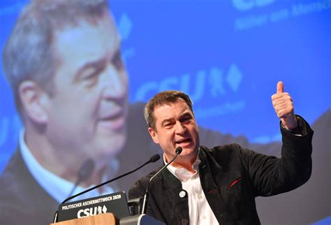 Söder kündigte außerdem an, dass in bayern eine neue regelung für den einzelhandel eingeführt werde. Bild zu: Markus Söder an Aschermittwoch: Mein Platz ist in ...
