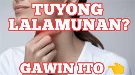 Home Remedy Para Sa Tuyong Lalamunan Pinoy Healthy Lifestyle Youtube