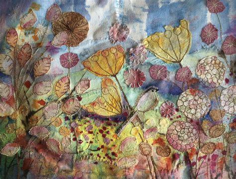 Into late summer | Textile art quilt, Painting, Artist painting