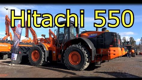 Hitachi Zw 550 Wheel Loader Pyöräkuormaaja Radlader Youtube