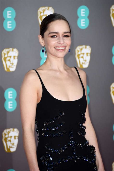 Emilia Clarke Attends 2020 Ee British Academy Film Awards At Royal