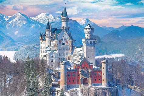 Neuschwanstein Castle In Winter Eurographics Toy Sense