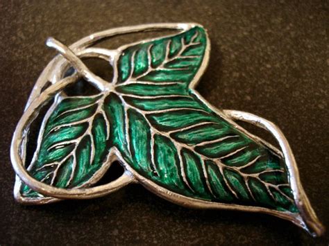 The Lorien Leaf Cloak Clasp Lord Of The Rings Tattoo Lord Of The