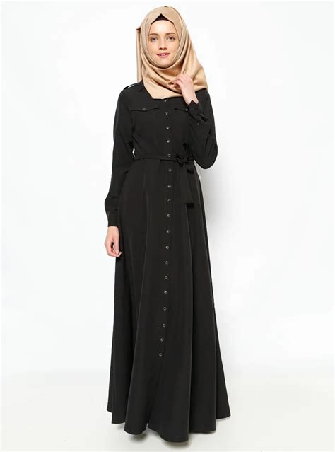 Buy 2018 New Arrival Islamic Black Abayas Muslim Long Dress For Women Malaysia