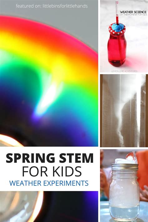 Spring STEM Activities Science Experiments (Plants, Weather, and More)!