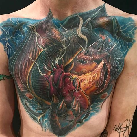 Mikes tattoos is a reputable tattoo and body piercing studio based in london road carlisle, this business offers tattoos of the highest quality, and also provides a professional body piercing service. dragon by Mike DeVries : Tattoos