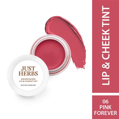 Just Herbs Lip And Cheek Tint And Blush For Eyelids Cheeks And Lips Buy