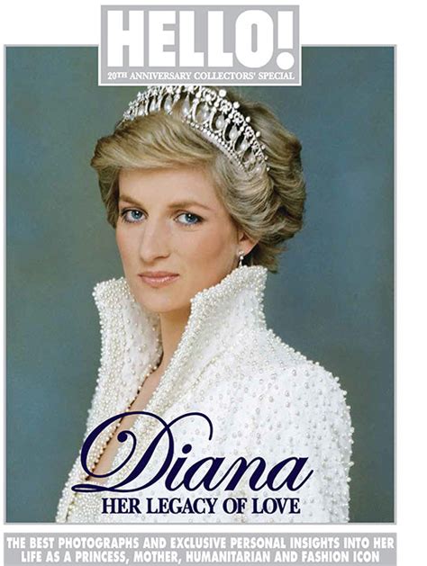 Uk Hello Magazine Princess Diana 20th Anniversary Collectors Speci