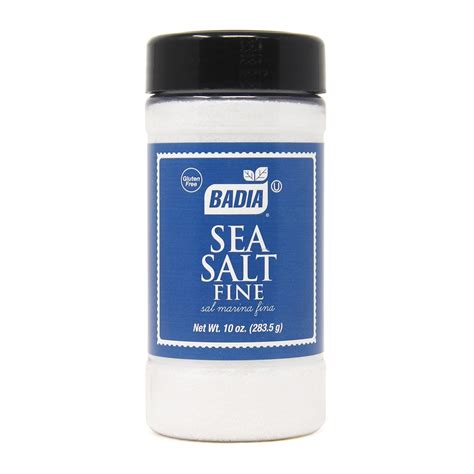 Badia Sea Salt 10oz 00432 Texas Star Grill Shop