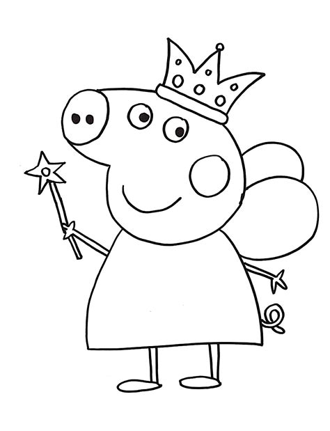 Peppa pig is very popular with youngsters, especially the simple lines help them to feel they have accomplished a finished product without much help. Peppa Pig Coloring Pages for Girls - Zaasoo Coloring