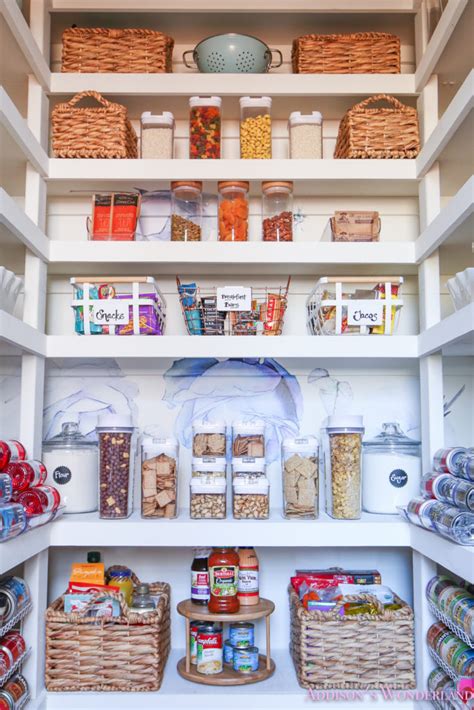 Pantry Organization Ideas From Our Colorful New Pantry Addison S