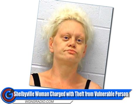 Shelbyville Woman Charged With Theft From Vulnerable Person Wgns Radio