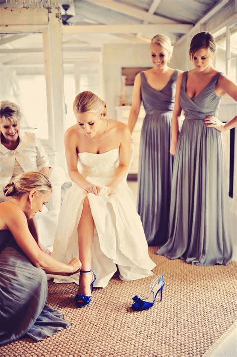 Bright Blue Bridal Shoes Elizabeth Anne Designs The Wedding Blog