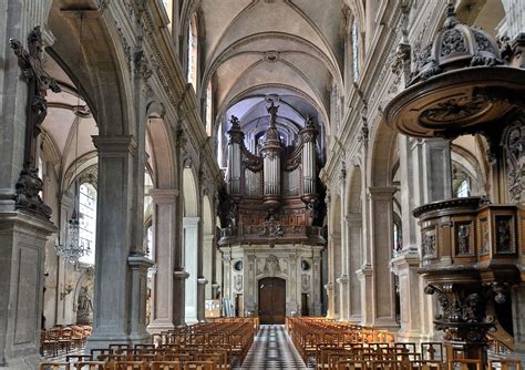 Cambrai Nord Cathédrale Notre Dame De Grâce Nef Flickr