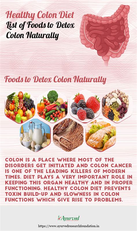 Healthy Colon Diet List Of Foods To Detox Colon Naturally