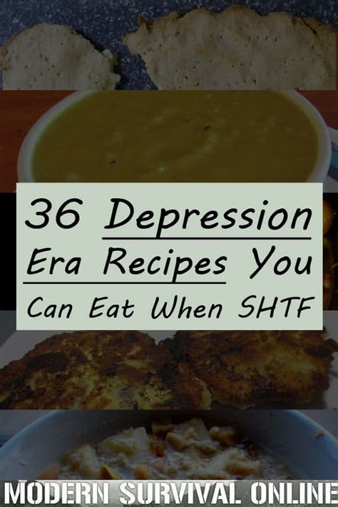 37 Depression Era Recipes You Can Use For Survival
