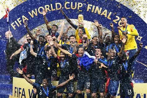 France Goes Home With The World Cup After Winning The Fifa World Cup
