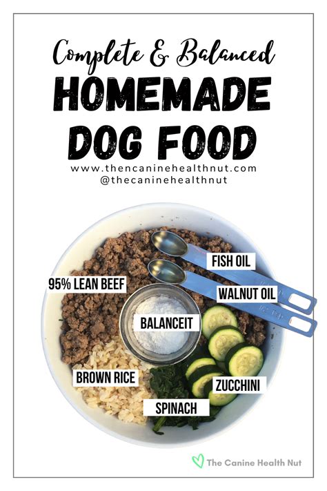 Complete And Balanced Homemade Dog Food Recipe In 2021 Dog Food