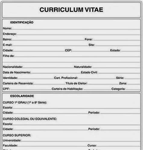Modelo de curriculum vitae en blanco de paraguay. Curriculum Vitae En Español Ejemplos En Blanco - Opciones ...