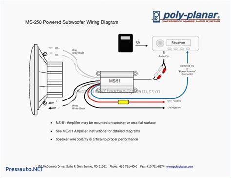 2003 honda element radio wiring diagram for subwoofer. Polk Audio Powered Subwoofer Wiring | Online Wiring Diagram