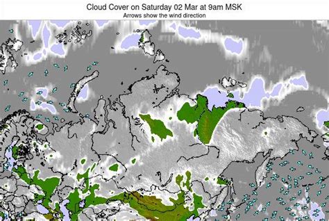 Russia Cloud Cover On Wednesday Dec At Pm Msk