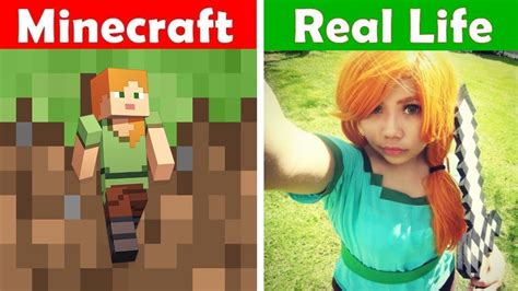 What Would Steve And Alex From Minecraft Look Like In Real Life My
