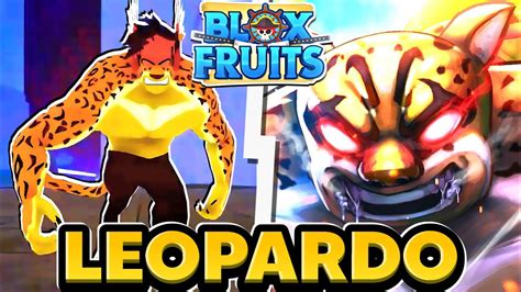 Showcase Da Fruta LendÁria Leopard No Blox Fruits Youtube