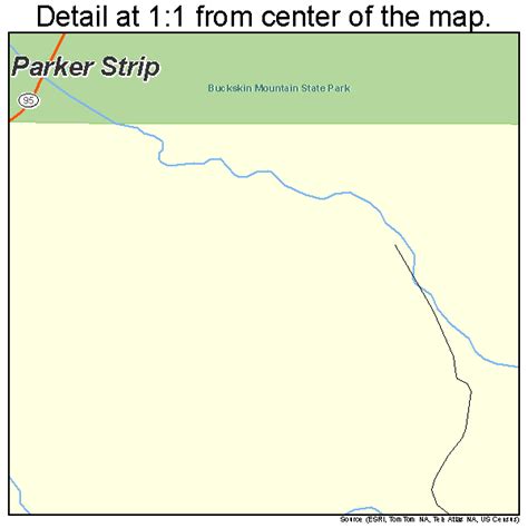 Parker Strip Arizona Street Map 0453210