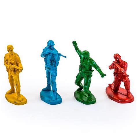 Set Of 4 Classic Toy Soldier Figures Home Accessories Ornaments