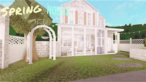 Bloxburg Aesthetic Spring House Youtube