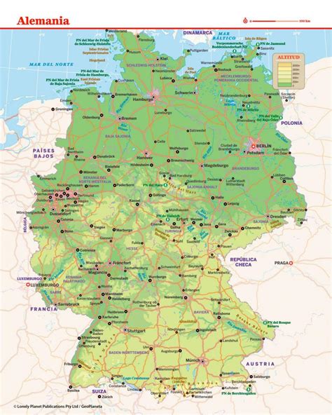 See alemania photos and images from satellite below, explore the aerial photographs of alemania in costa rica. Mapa de Alemania - Lonely Planet