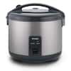 Tiger Corporation JNP S 5 5 Cup Stainless Steel Rice Cooker And Warmer