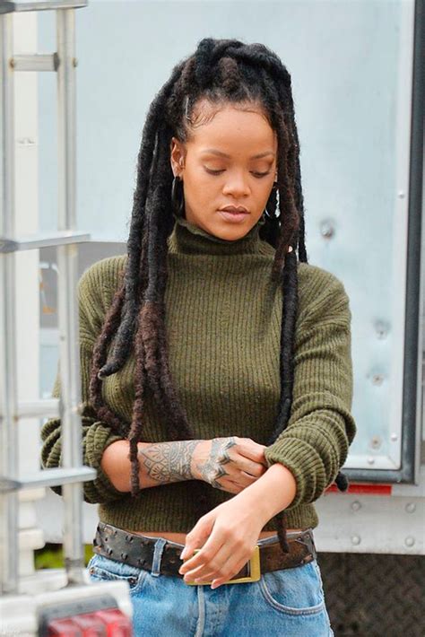 Rihanna Dreadlocks 2016 Hair Trend 2017 Dreadlocks Tendencias