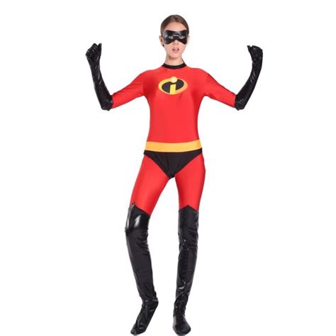 Cosplayandware The Incredibles Superhero Elastigirl Cosplay Helen Parr Costume Lycra Spandex