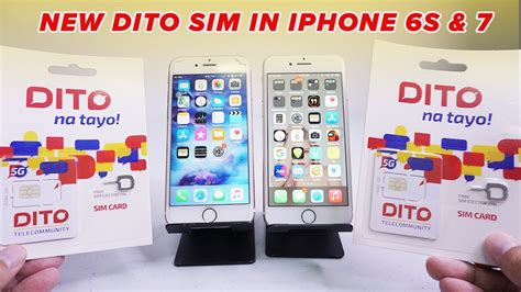 New Dito Sim In Iphone 6s And Iphone 7 Youtube